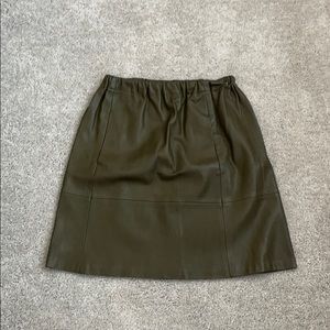 Zara Faux Leather Skirt